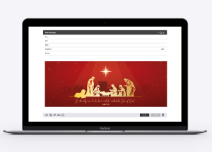 Email Header Graphic: Christmas Luke 1:35
