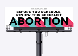 Abortion Risks Billboard