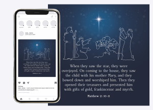 Matthew 2:10-11 Christmas Facebook & Instagram Graphics